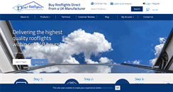 Desktop Screenshot of directrooflights.co.uk