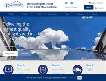 Tablet Screenshot of directrooflights.co.uk